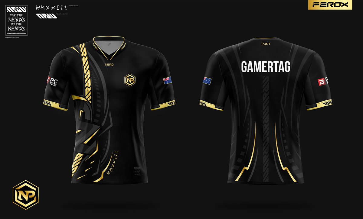 NerdPunt's tweet image. You asked, we listened...
THE NERDPUNT 2023 JERSEY, AVAILABLE NOW FOR A LIMITED TIME

ORDERS WILL CLOSE IN ONE WEEK

LIMITED SUPPLY - GET IN QUICK!!
feroxind.com/collections/ne…