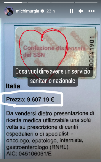 Fra le cose importanti che #MichelaMurgia scrive, ieri su Instagram pubblicava quest'immagine. Per far capire quant'è importante un Servizio Sanitario Nazionale pubblico. #6maggio