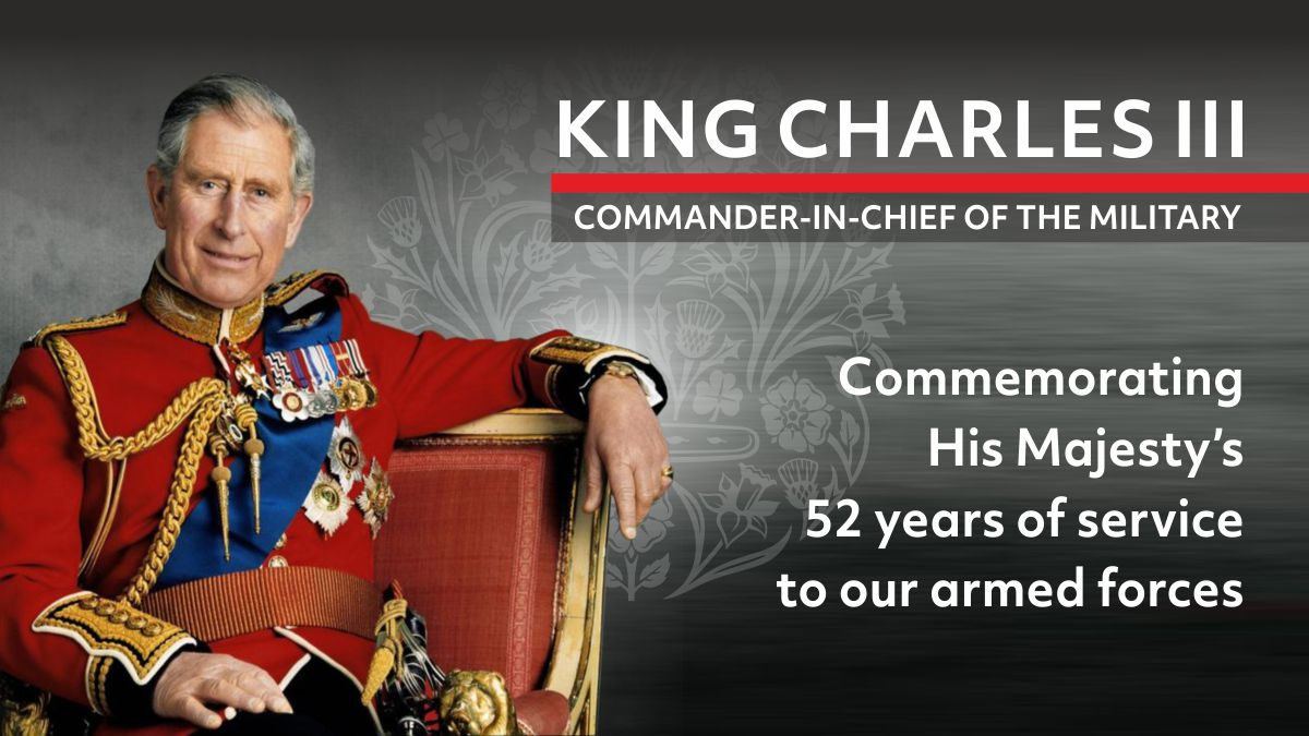 On the day of the Coronation of King Charles III, we commemorate His Majesty on more than five decades of service to our Armed Forces, and salute his role as Commander-in-Chief of the Military.