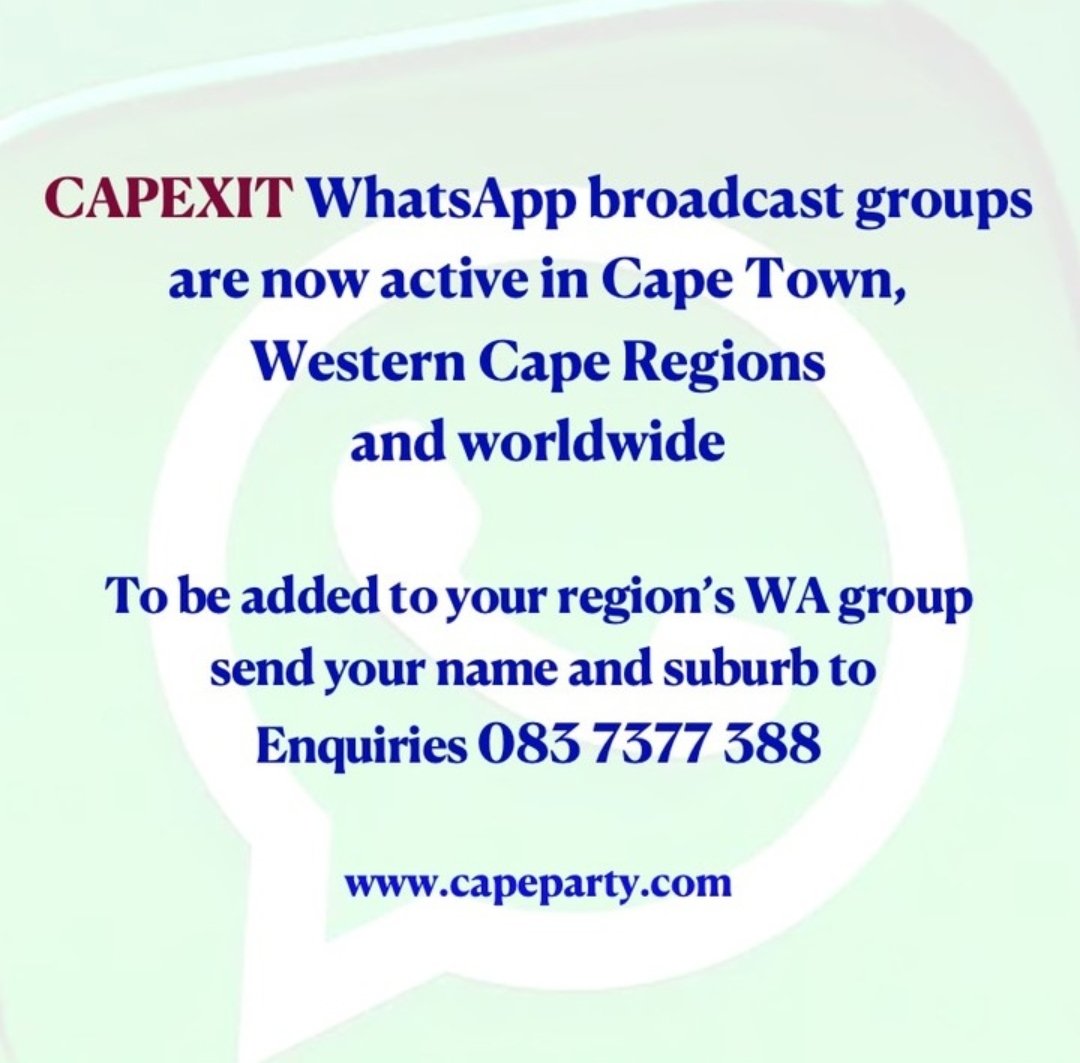 KarlCape's tweet photo. #VoteCAPEXIT2024
#CapeIndependenceParty
#SecessionParty
#FreeTheCape
https://t.co/IeFmqx0S56 https://t.co/G65LdJ4ixT