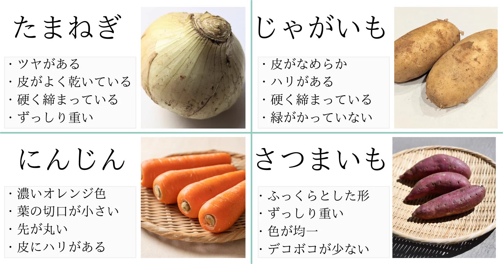 これさえ覚えておけば、美味しい野菜が食べられる！「野菜の選び方」まとめ。