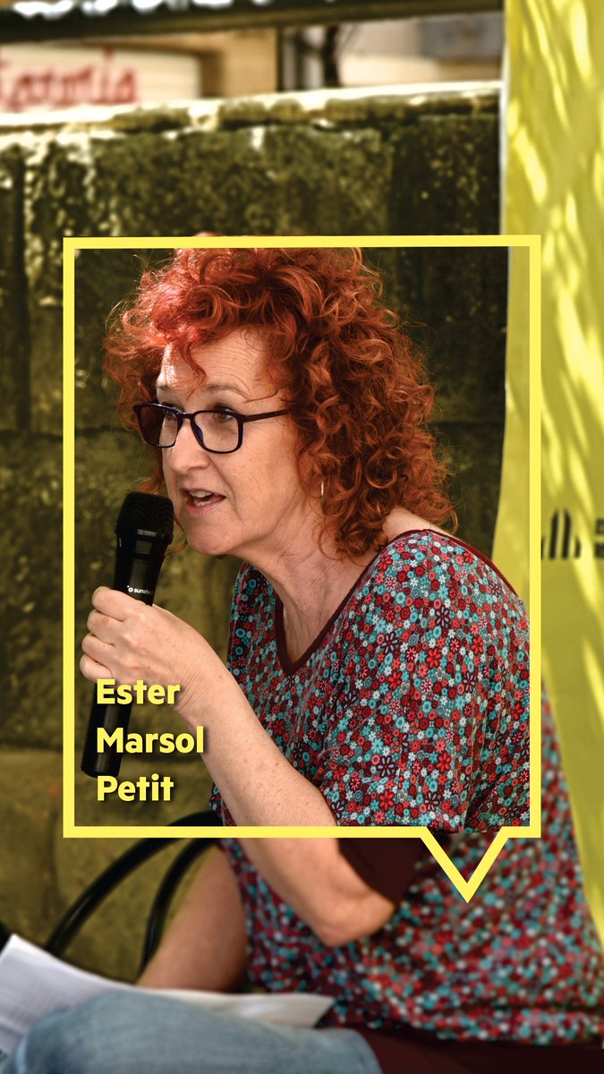 ERCGuissona's tweet photo. 🗣 L'Ester vol continuar treballant per q #Guissona sigui cada dia ➕solidària i ➕justa, fomentant la cohesió social i la reducció de les desigualtats.
🤝 Està 🔝 implicada en l'associacionisme, és membre dels Margeners on toca la gralla i voluntària en diferents àmbits socials. https://t.co/8bnt7YFgU3