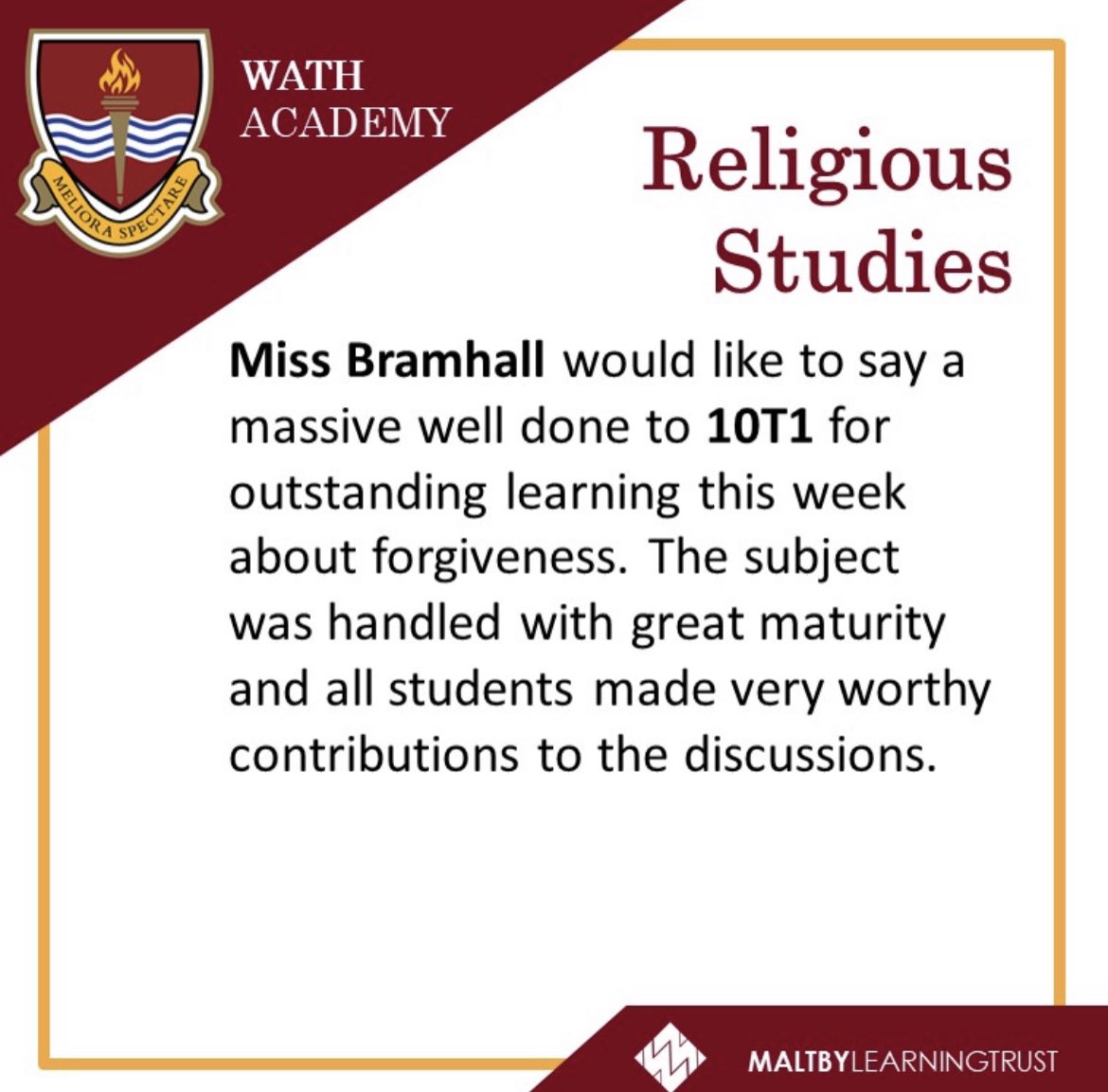 Wath_RSS's tweet photo. Well done to all our Key Stage 3 and 4 students who have been nominated this week @WathAcademy #noexcuses #nevergiveup #growthmindset #highestexpectations #worldclasslearning #integrity #everyoneisvalued ⭐️⭐️ https://t.co/XtKQgxIldA