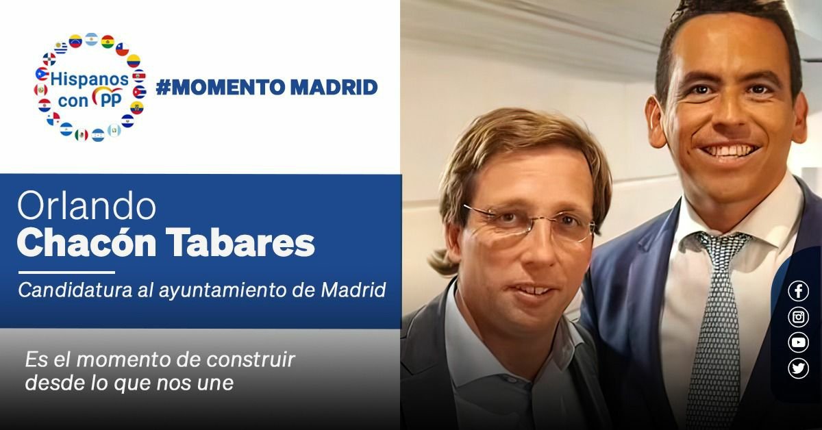 HispanosConPP's tweet photo. @orchata30 es economista, diputado de la Asamblea de Madrid y presidente del @PP_Villaverde. Hispano-Colombiano🇪🇸🇨🇴, aporta una valiosa perspectiva por su experiencia de vida y dedicación. Convocado por @AlmeidaPP_, es una  valiosa incorporación para @MADRID. https://t.co/jMkUang6jP