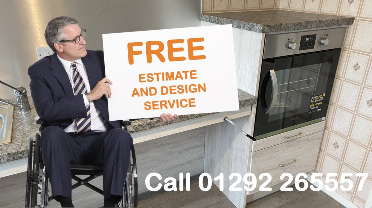 disabledkitchen's tweet photo. FREE Estimate and Design Service. Call 01292 265557. #disabledkitchen #disabledkitchens #ablekitchen
#wheelchairkitchen #wheelchairaccesskitchen https://t.co/F48mUPkQrw