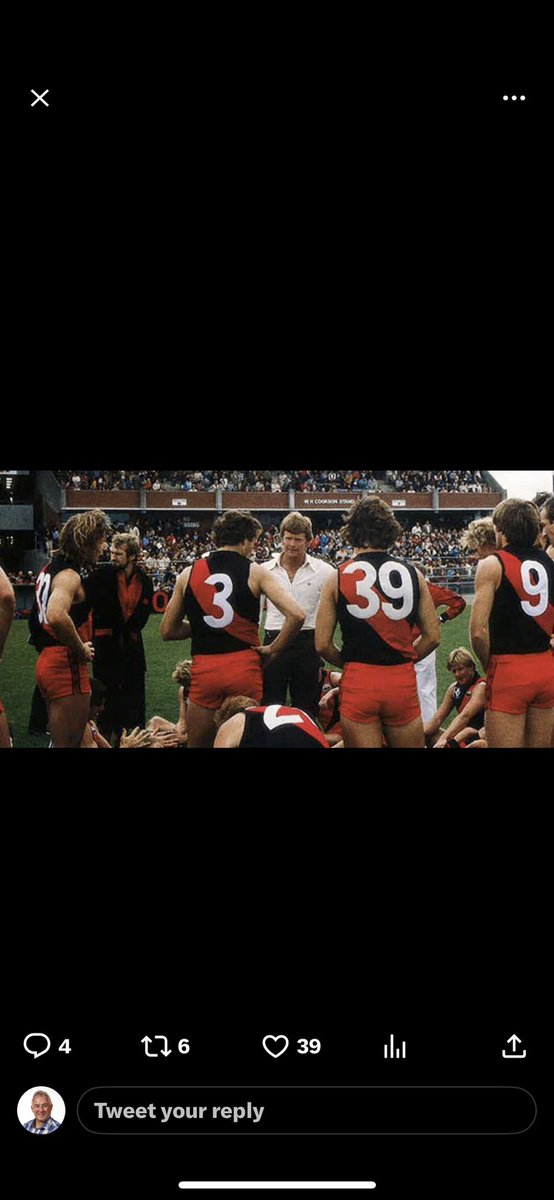 GGener8's tweet photo. If @sydneyswans @GoldCoastSUNS can wear red shorts in away games, @essendonfc why not us too? Takes white out of clashes with Cats, Roos, Dockers, Dogs, Pies, Saints, Power.  Image from @Bigfooty  #redblack #bangrey #clashnicks #EssendonFC @AFL #noclash https://t.co/uI1GJee20k