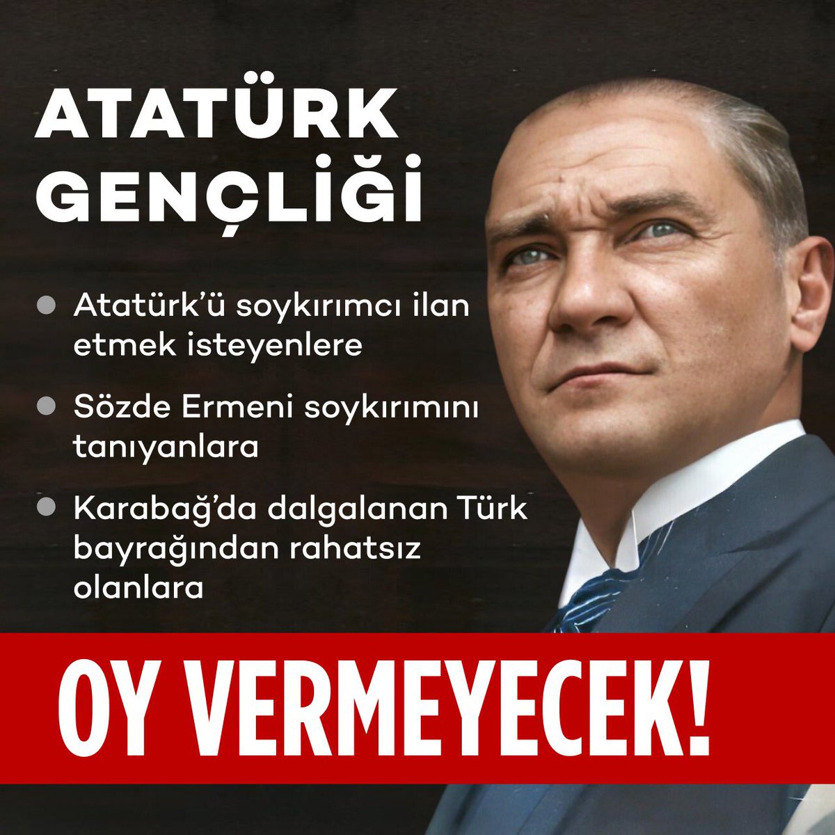 berkeduranovic's tweet photo. @tstyedek @TurkSavunmaTesk Atatürkçü gençlikten PKK’ya oy yok https://t.co/7LkgTDtuIr
