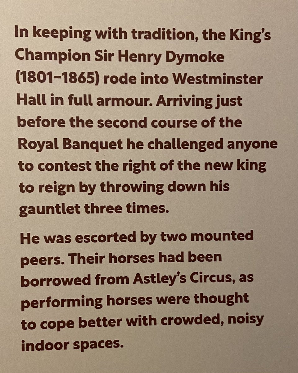 Did you know that Astley’s horses took part in the George IVth’s Coronation? Neither did we until a recent visit to Brighton Pavilion! It seems his performing horses were used as they were used to crowds and noise! #PhilipAstley #brightonpavilion #georgevi