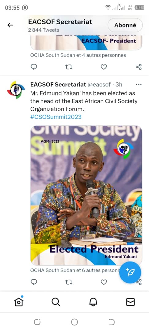MinJSCBdi's tweet image. Le @MinEACJSCBdi félicite le représentant légal @acopa_Burundi, @ibakanibona et @BucumiEmerence présidente du #FNF pour leur élection lors du #CSOSummit2023 #AGM2023 pour représenter le #Burundi au Comité de @eacsof @jumuiya