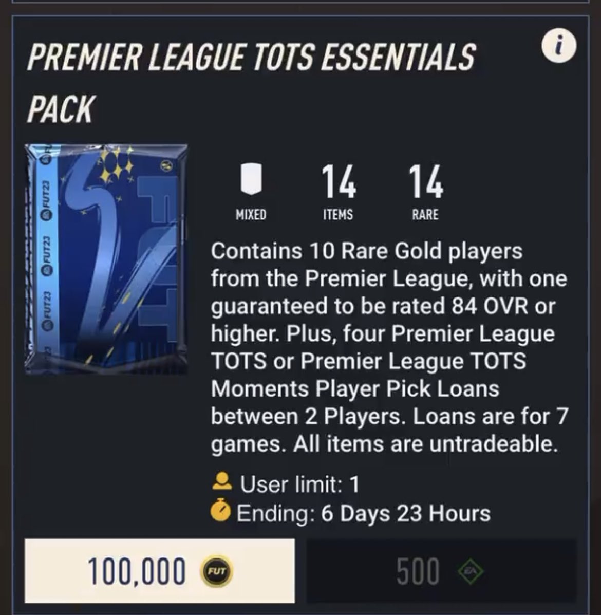 💙Fifa point giveaway💙

I’m giving away 5 x 1,600Fp to open this pack

To enter; 
•Like
•Follow <a href="/jk720031/">Jk72003</a> 
•Rt 

Winner‘a dmed Monday 6pm (Uk time)