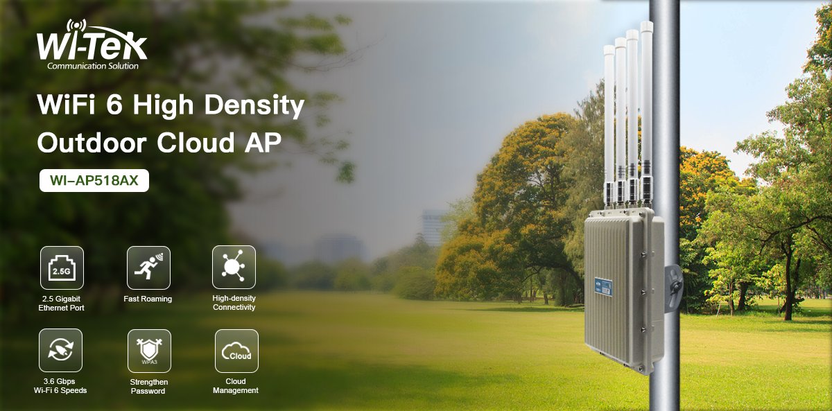 Wi_Tek's tweet photo. γWI-AP518AXγ
β 2.5G Ethernet port
β Support IP67 weatherproof
β Support Fit/Fat/Repeater/WISP working mode
β Support AP controller and cloud management
#WiTek #ethernet #wifi6 #wirelessap #AP #outdoorap #wireless #witekcloud #cloudplatform #router #cloud #cloudmanagement https://t.co/h18SUMK21p