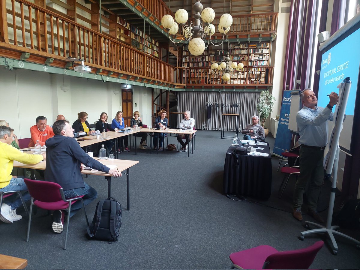 Voor het eerst in <a href="/Rotary/">Rotary International</a> District 1610 (zuidwest Nederland) een training van @RotaryLeerInstituut - interactiedag: intensieve uitwisseling van ideeën en ervaringen/beleving van Rotary,waarmee de waarde van het lidmaatschap wordt verdiept.