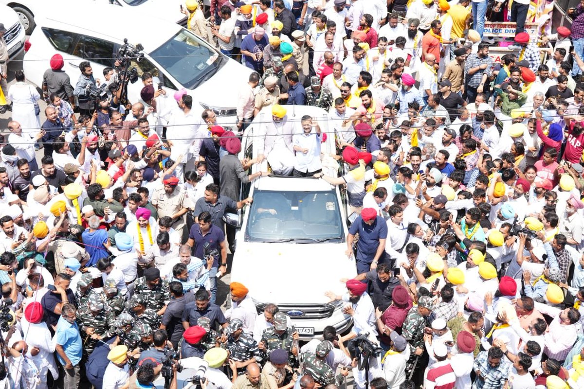 AamAadmiParty's tweet photo. Jalandhar की आवाज़, 
इस बार सिर्फ़ AAP 💯 https://t.co/VbdInZ5SpJ