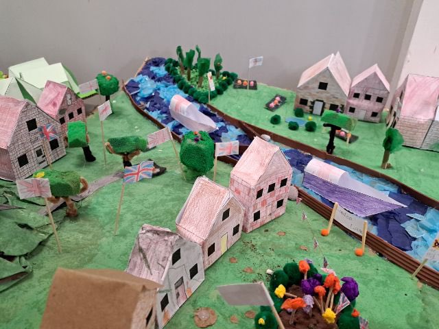 HpsPrimary's tweet photo. Village scenes created by each class. https://t.co/pkqqMMBLjE