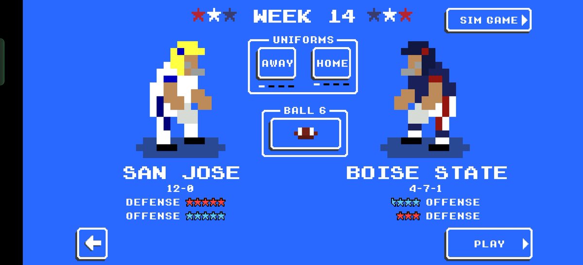 Throwback to where it all began..... Boise got put in my save as the first opponent I had a rivalry series going on with, and been there ever since. We lost count of who was winning a long time ago 😂