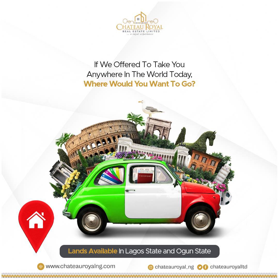 chateauroyalltd's tweet photo. Let your wanderlust take the lead: Where in the world do you dream of exploring today?
====
Discover your perfect piece of paradise in Lagos and Ogun: Explore our stunning lands today!
====
Available is 300sqm 500sqm & 600sqm
#ChateauRoyal #RealEstateInvestment #Ownaproperty https://t.co/MUUU3ozOwU
