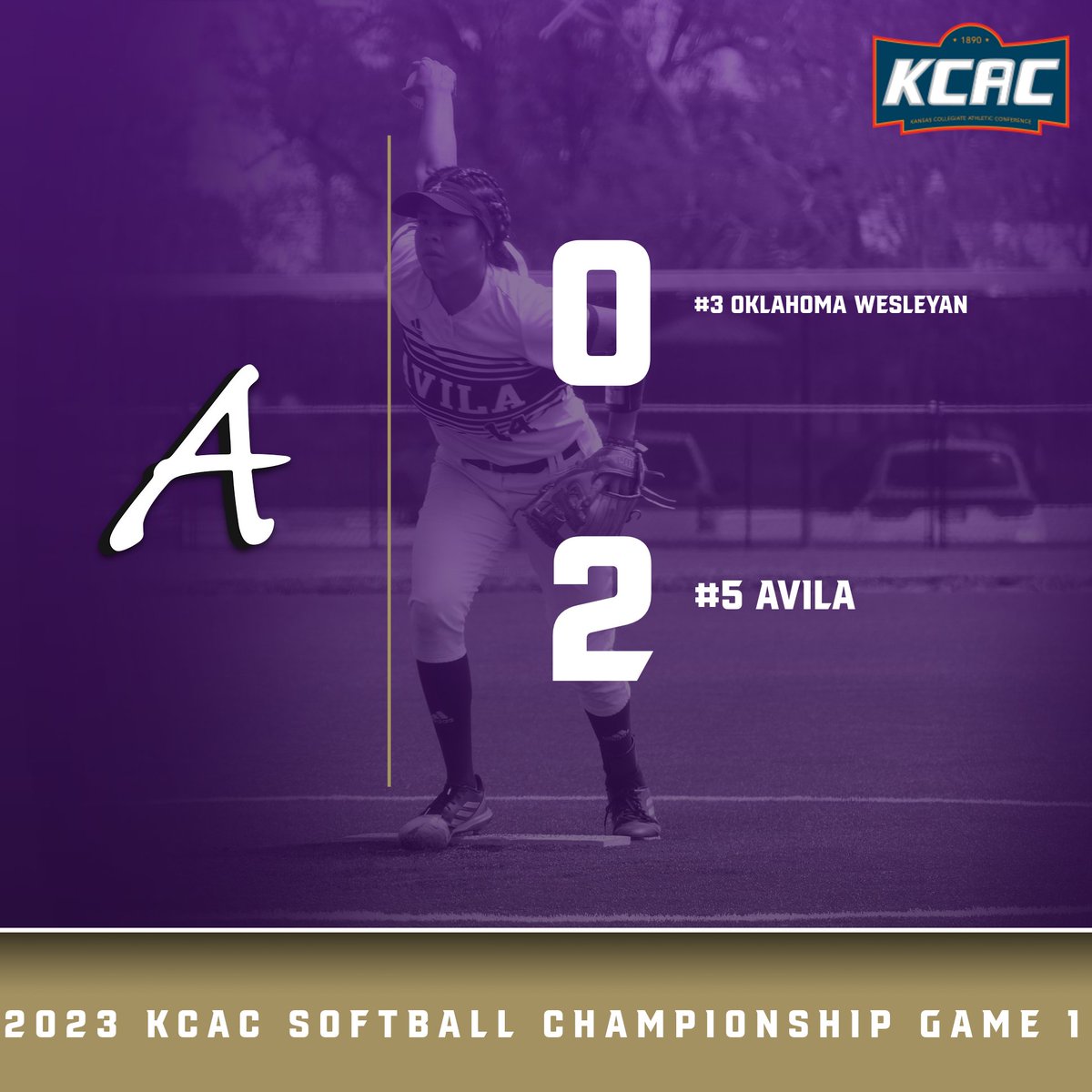 Avila_Athletics's tweet photo. RECAP:

By blanking (RV) Oklahoma Wesleyan for the second time in as many days, @Avila_Softball won their first ever #KCACSB Tournament title and also earned an automatic entry into the #NAIASB Tournament for the first time since 2019.

#EagleEmpire

📰: https://t.co/rEmPKbYGZe https://t.co/KGBEBDmi4h