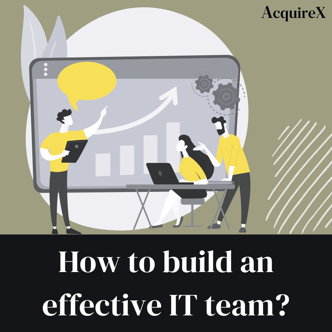 HelloAcquireX's tweet image. What are some of the most important qualities to look for when building an effective IT team? 

Share your insights in the comments below.

#TeamBuilding #ITSkills 
#TeamExtension