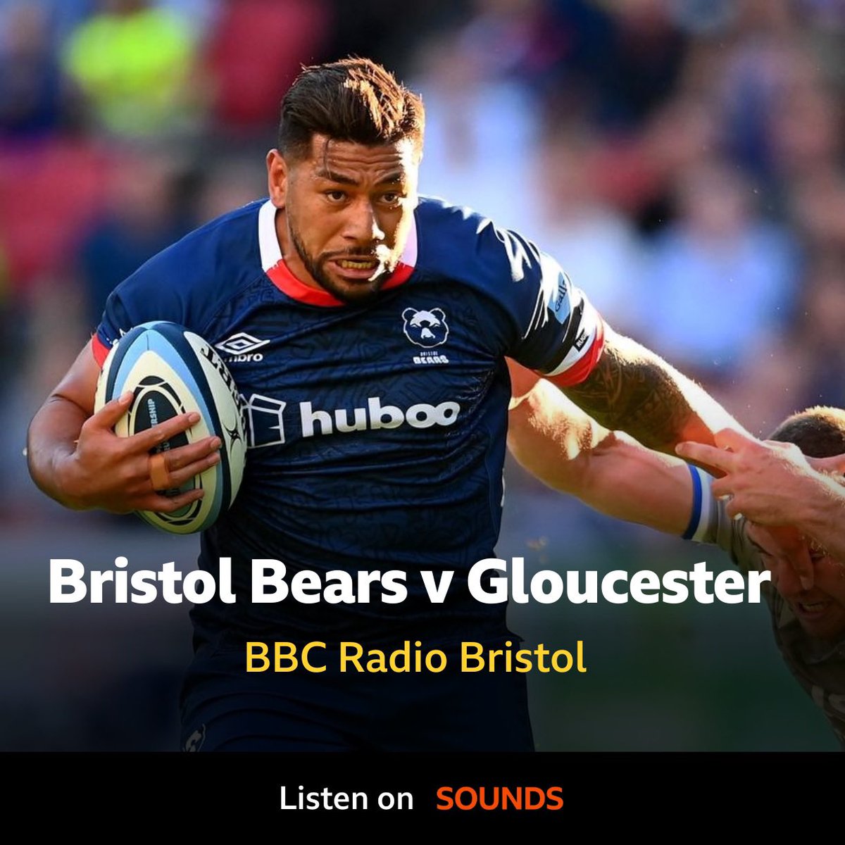 🏉 Bristol Bears 🆚 Gloucester 🎙️ Build up from 3pm with @geoff20man - commentary from 4pm with @DamianDerrick & @MarkRegan 📻 @BBCRB 94.9FM, DAB; @bbcsomerset 1566mw 💻📱@BBCSounds bbc.in/3AWha9P 📺 Freeview 719