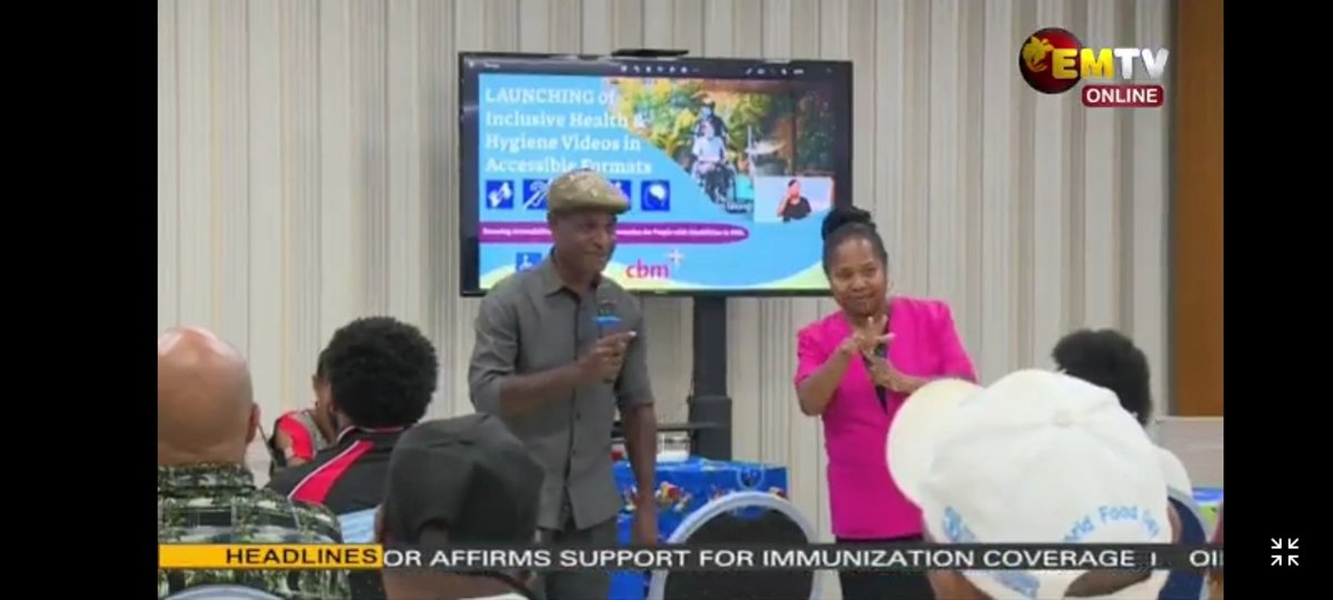 Thank you @EMTVOnline for covering the launch of our Inclusive Health and Hygiene Awareness Videos for people with disabilities in accessible formats. 

Watch the awareness videos here:
1. youtu.be/FEJQgVPAK9A
2. youtu.be/_QjEtsZ1E8E