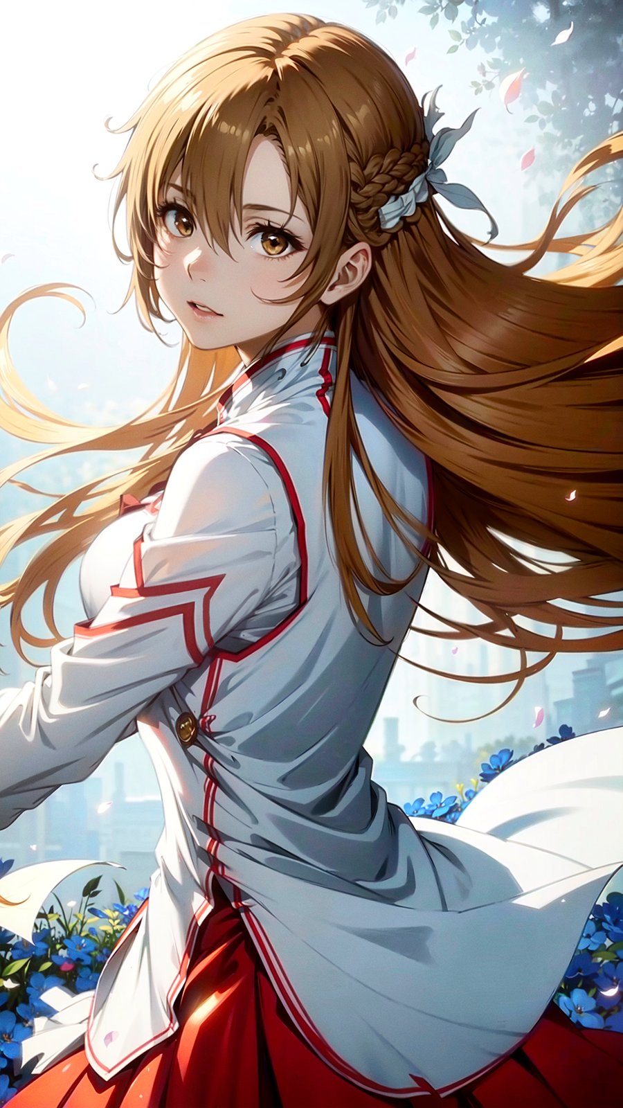 sword art online - Yuuki Asuna Female Long Hair Fanart