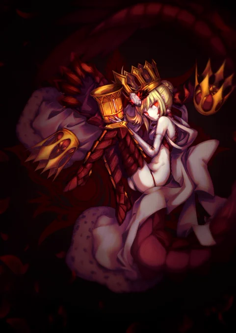 『我が名はドラコー。ソドムの獣、ドラコー。うむ……ああ、そうだとも。クラスは---ビースト。』 #FateGrandOrder #FGO #ソドムズビースト #ドラコー #ドラコーちゃん