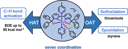 bhkenlo's tweet photo. Structure and Reactivity of a Seven-Coordinate Ruthenium Iodosylbenzene Complex https://t.co/LwZ0IHh6gz Lau, Lau, Liu, and co-worker @InorgChem #ruthenium #iodosylbenzene #7_coordinated #CH_activation #sulfoxidation #epoxidation https://t.co/OYfAi6XtxH