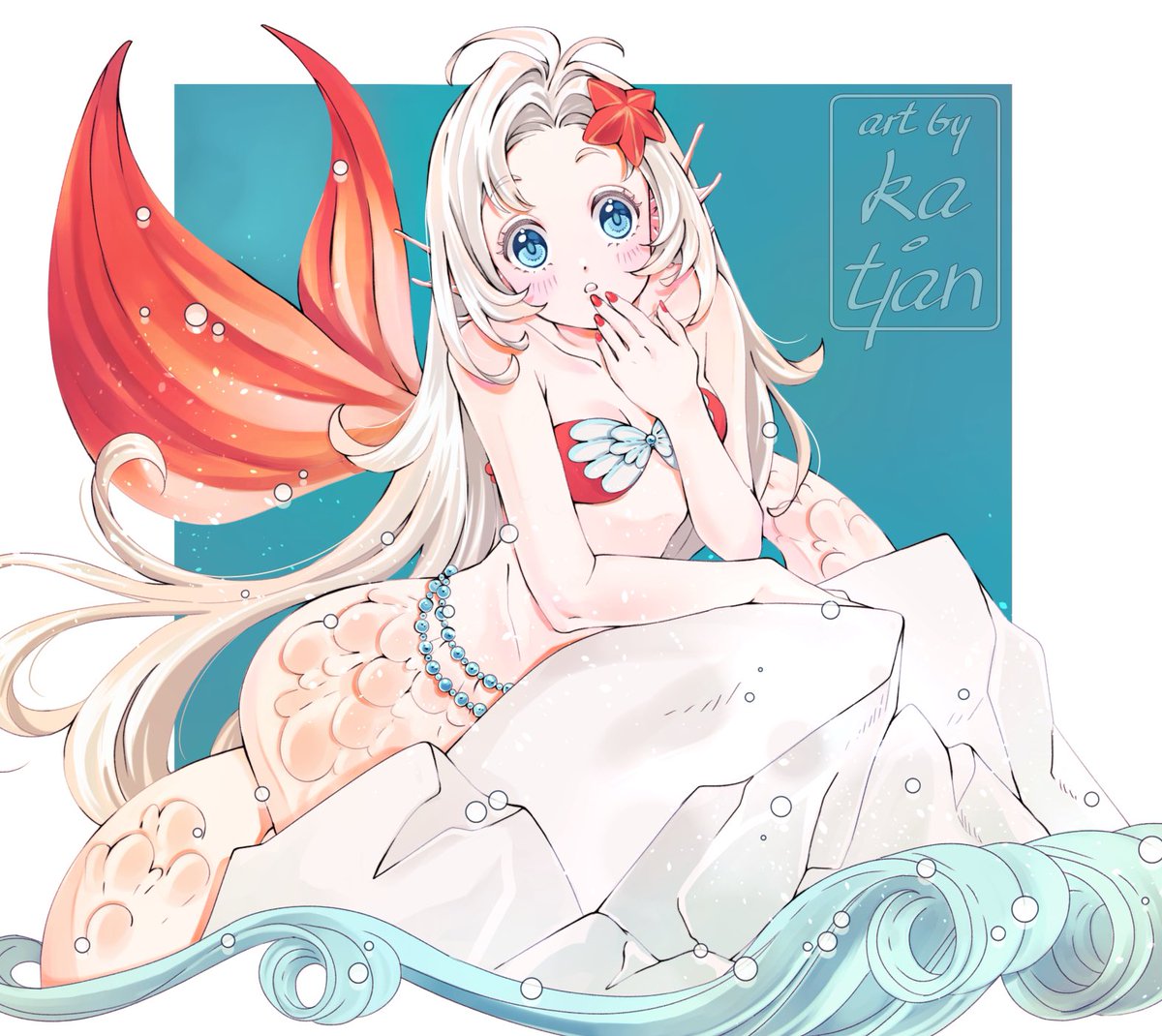 It’s merMay 🌸
So here is my mermaid for this year !

#mermay #mermay2023 #drawmermay2023 #anime #manga #animestyle #mangastyle #characterdesign #kawaii #cuteanime #cuteillust #animemermaid #originalcharacter #animefan #mangaworld #mermaid