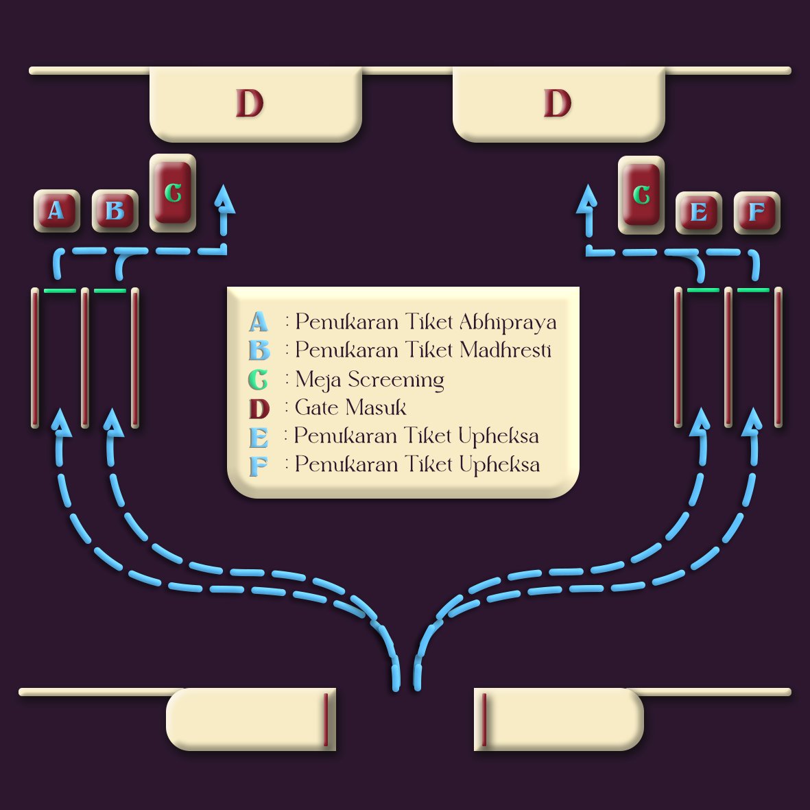 CCN26_AMSAUGM's tweet photo. [CHARITY &amp; CULTURAL NIGHT 2023's VENUE MAP AND RULES &amp; REGULATIONS❗❗]

Are you excited to watch the spectacular show? To enjoy the show, please pay attention to the Venue Map and Rules &amp; Regulations. Feel free to ask us anything. See you there!👋🏻 https://t.co/FHU2azk3bZ