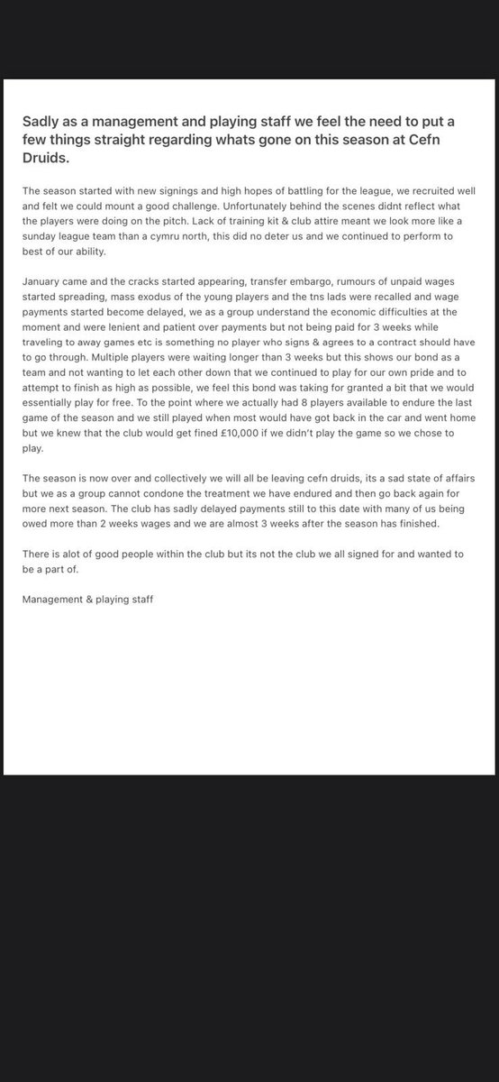 <a href="/CefnDruids/">Cefn Druids FC</a> <a href="/CymruLeagues/">JD Cymru Leagues 🏴󠁧󠁢󠁷󠁬󠁳󠁿</a>