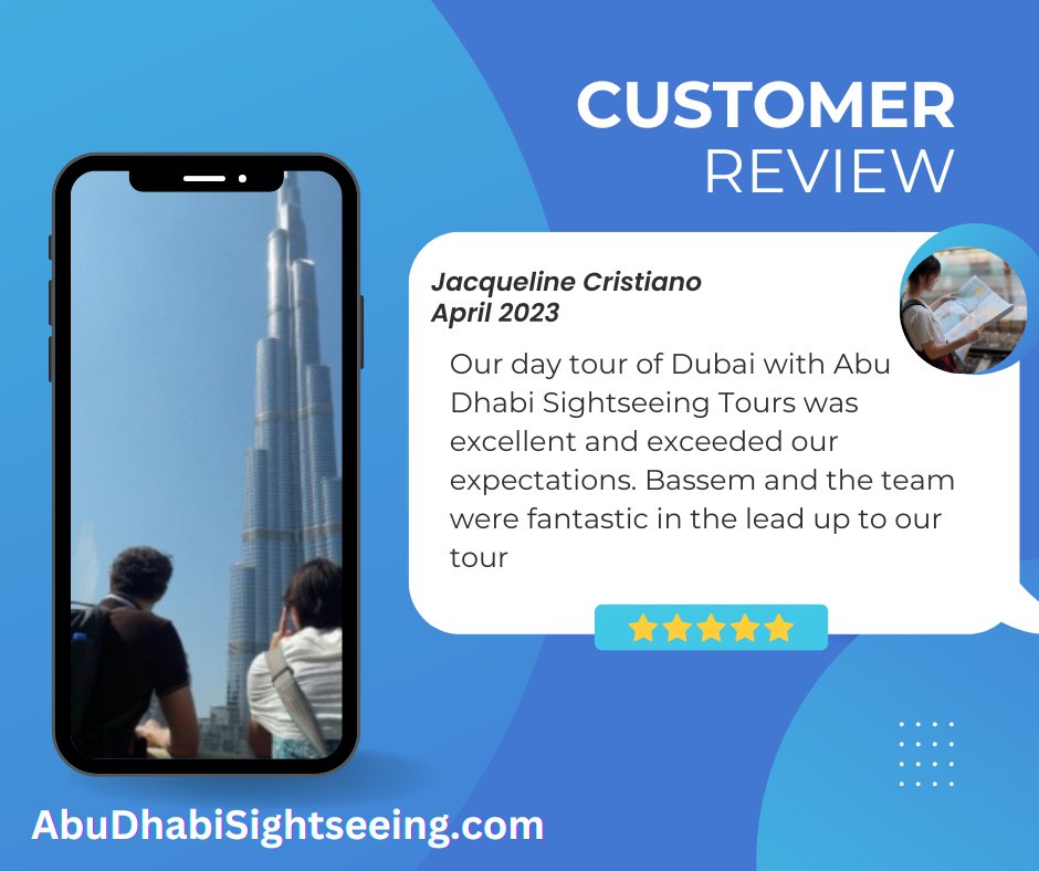 DGHolidays's tweet photo. " Bassem and the team were fantastic in the lead up to our tour"

Enjoy the best Dubai touring experience with our skillful team. Visit https://t.co/HySRFlNy0r to check out a selective collection of Dubai tours and adventures.

#VisitDubai #InDubai #Travel #Feedback #TripAdvisor https://t.co/xxP3Bl8epb