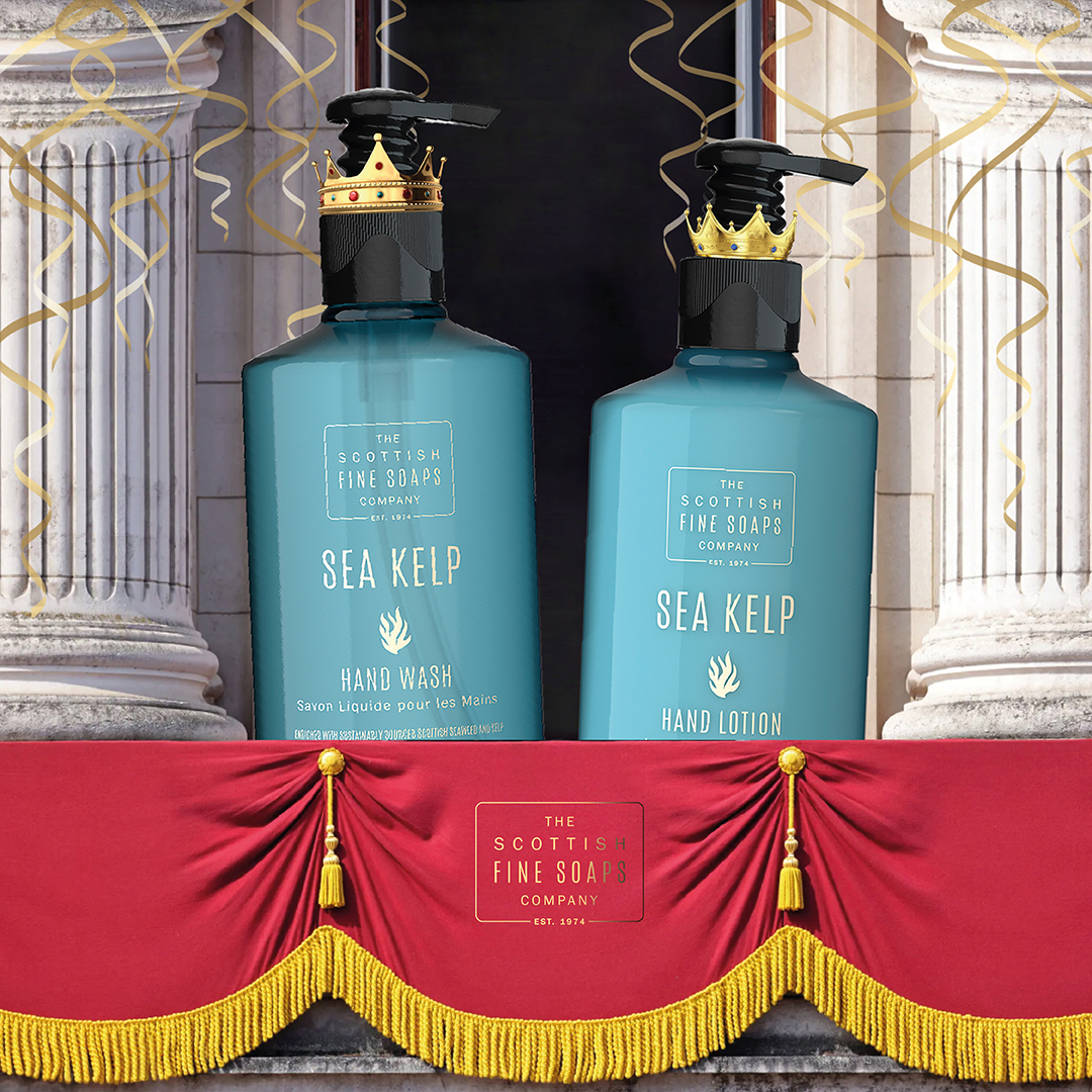 Hand care fit for a king! 👑

On #CoronationDay, we thought we'd share something that we've heard through the grapevine... rumour is, Sea Kelp is a firm favourite in the Buckingham Palace loos! 👀