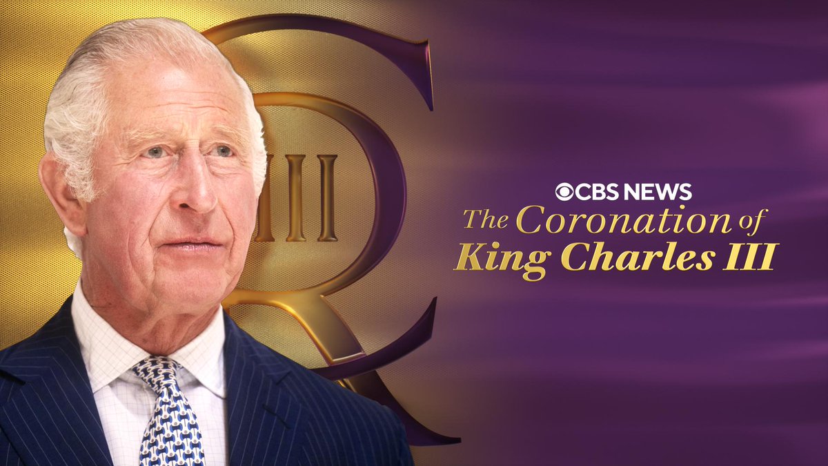 HAPPENING NOW: @CBSMMiller, @danajacobson & @jeffglor anchor the live @CBSNews special “The Coronation of King Charles III' from London. 👑 Watch on @CBS, cbsnews.com/live & @paramountplus.