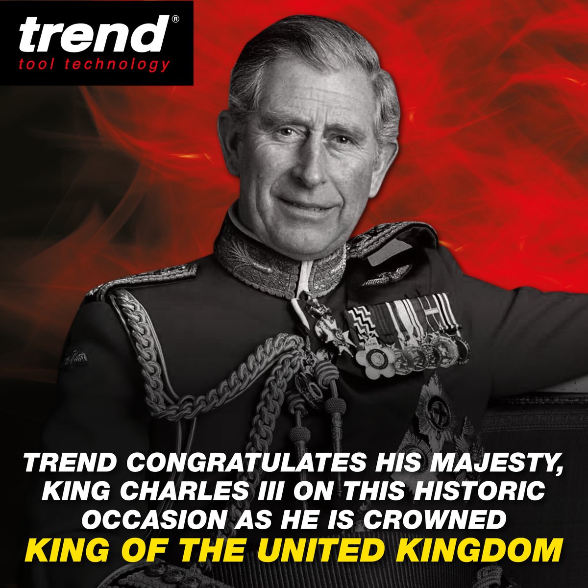 TrendToolTech's tweet photo. Trend congratulates His Majesty, King Charles III, on this historic occasion of his coronation as the King of the United Kingdom.
We are honoured to witness this moment in history, and we wish him a prosperous reign.
#coronation #royalty #kingcharles #trendtooltechnology https://t.co/pIx9iTnMMA