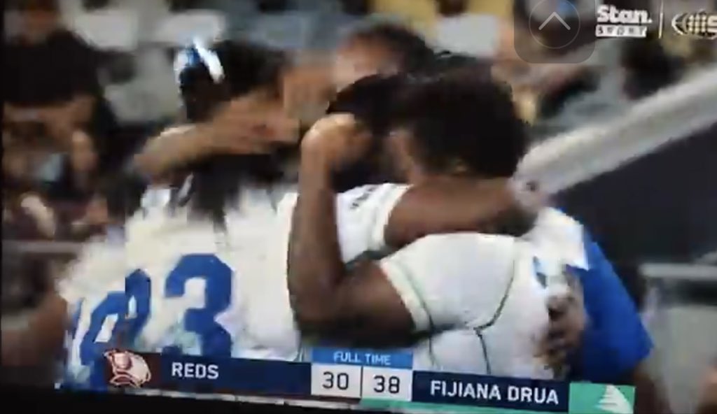 LiceMovono's tweet photo. The tears from Captain Tawake &amp; Best Player Luisa: tells you exactly what it means to win!

Feed them better. 
Take care of their laundry. 
PAY them better. 
These are SUPER women. 

Time to make EQUITY real! 
#FIJIANA
#NotJustAFairyTale #FijianaRugby #SuperWChamps #WomensRugby https://t.co/aZMnCKsgBd