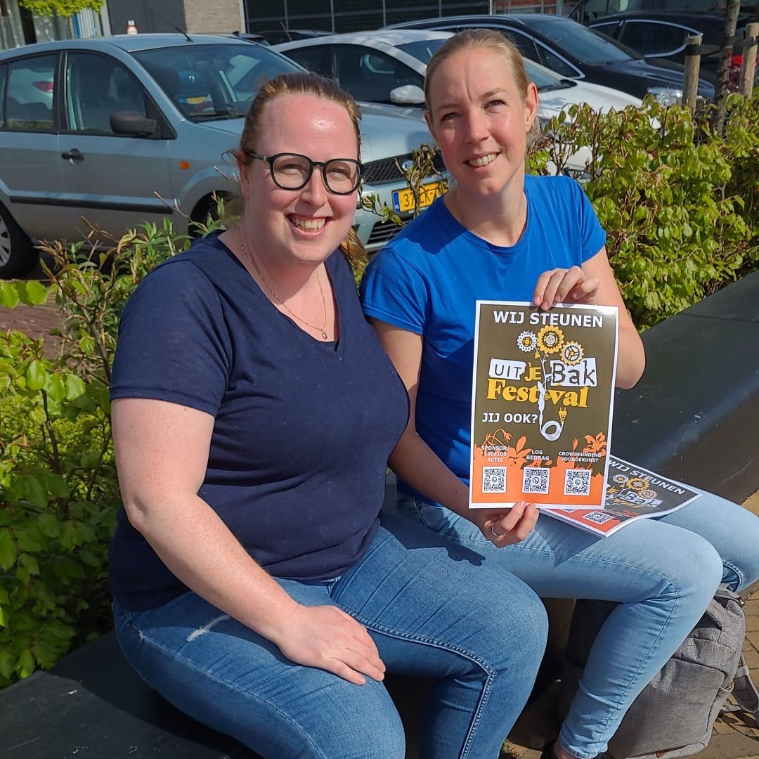 Ons Uit Je Bak promoteam is vandaag de hele dag op weg in #Castricum