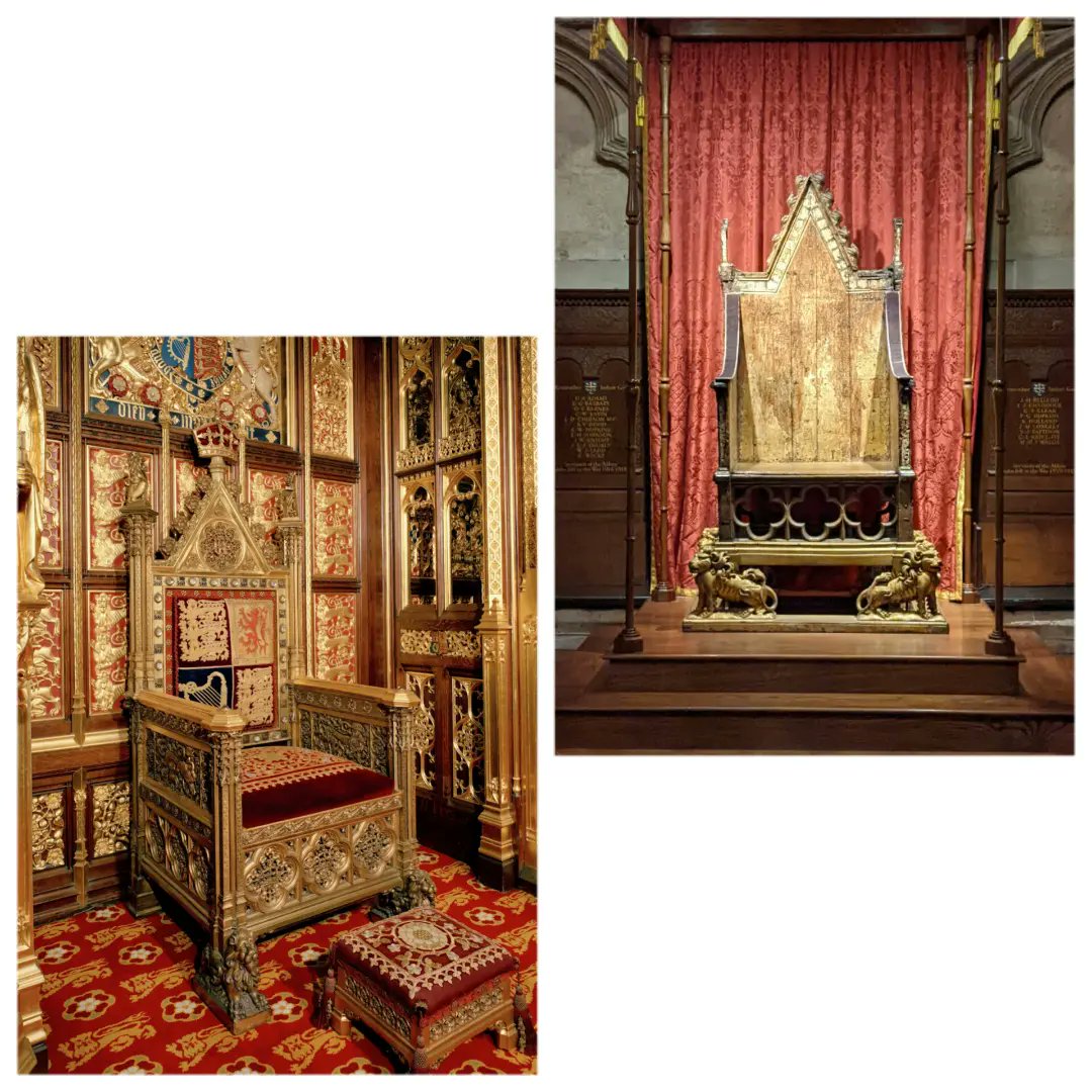 Pugin_awn's tweet photo. #Pugin’s design was most likely influenced by the #CoronationChair, also known as #StEdwardChair, which sits in #WestminsterAbbey and was first used by #EdwardII in 1308. @wabbey
#awnpugin #augustuspugin #gothicrevival
@UKHouseofLords
@HouseofCommons
@VictorianWeb
@thevicsoc https://t.co/F8z3iBEXdy