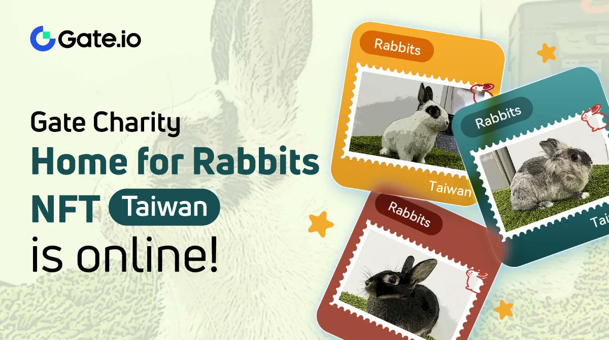 Gate's tweet photo. ❤️ @gatecharity Home for Rabbits NFT Mystery Boxes to Support At-risk Animals In Kaohsiung City, Taiwan

All funds generated from sales will be going directly towards supporting the Taiwan Rabbit Association and animal welfare in Taiwan 🐇 
 
Support Here👉https://t.co/bJzrsGExSp https://t.co/xWcQLvg6g4
