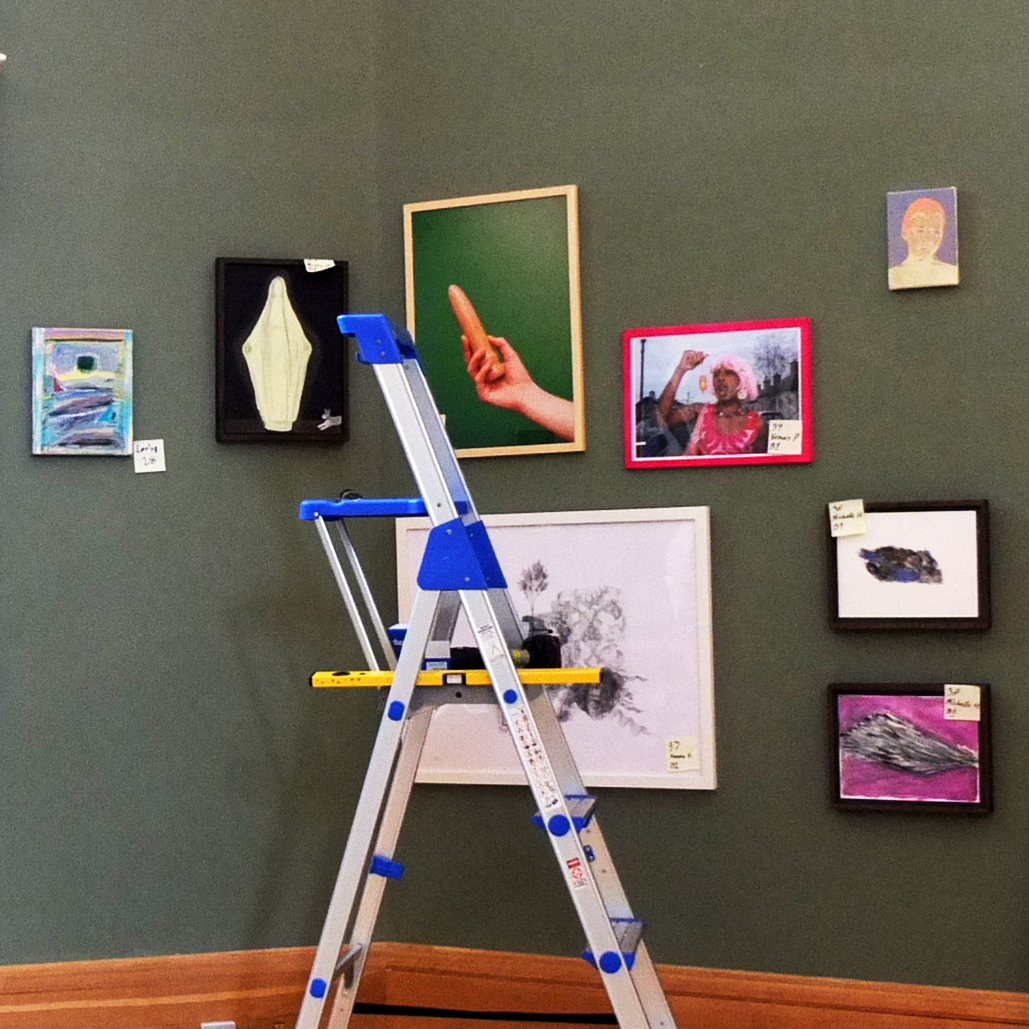 PallasProjects's tweet photo. Aaaaand we're open! After a busy week, all of the auction works are now installed and viewable through to Thursday when we'll have an amazing gala event from 5:30 to 9pm. Make sure to drop down and support contemporary art!

@irishgeorgiansociety @deveresartauctions 
#irishart https://t.co/RDxK1acqxc