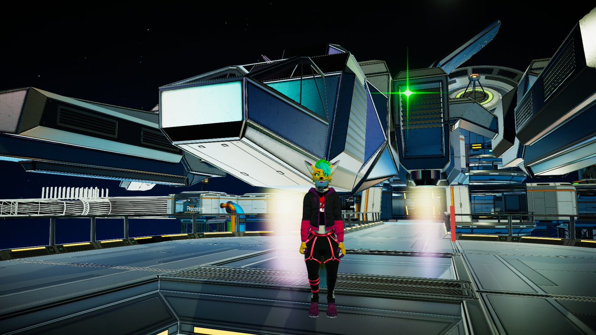 Stailick's tweet photo. Hi, this is my world. It will still be updated, but the first contributions are already there, thanks to my first testers! :3
Stailsteck by Staili Steyfer #VRChat #MadeWithVRChat #Space #Ship #SpaceShip #Base #SpaceRoom #VR #Mechanic #FLIGHT https://t.co/Vz65PyppWa https://t.co/UKkIdwwiQU