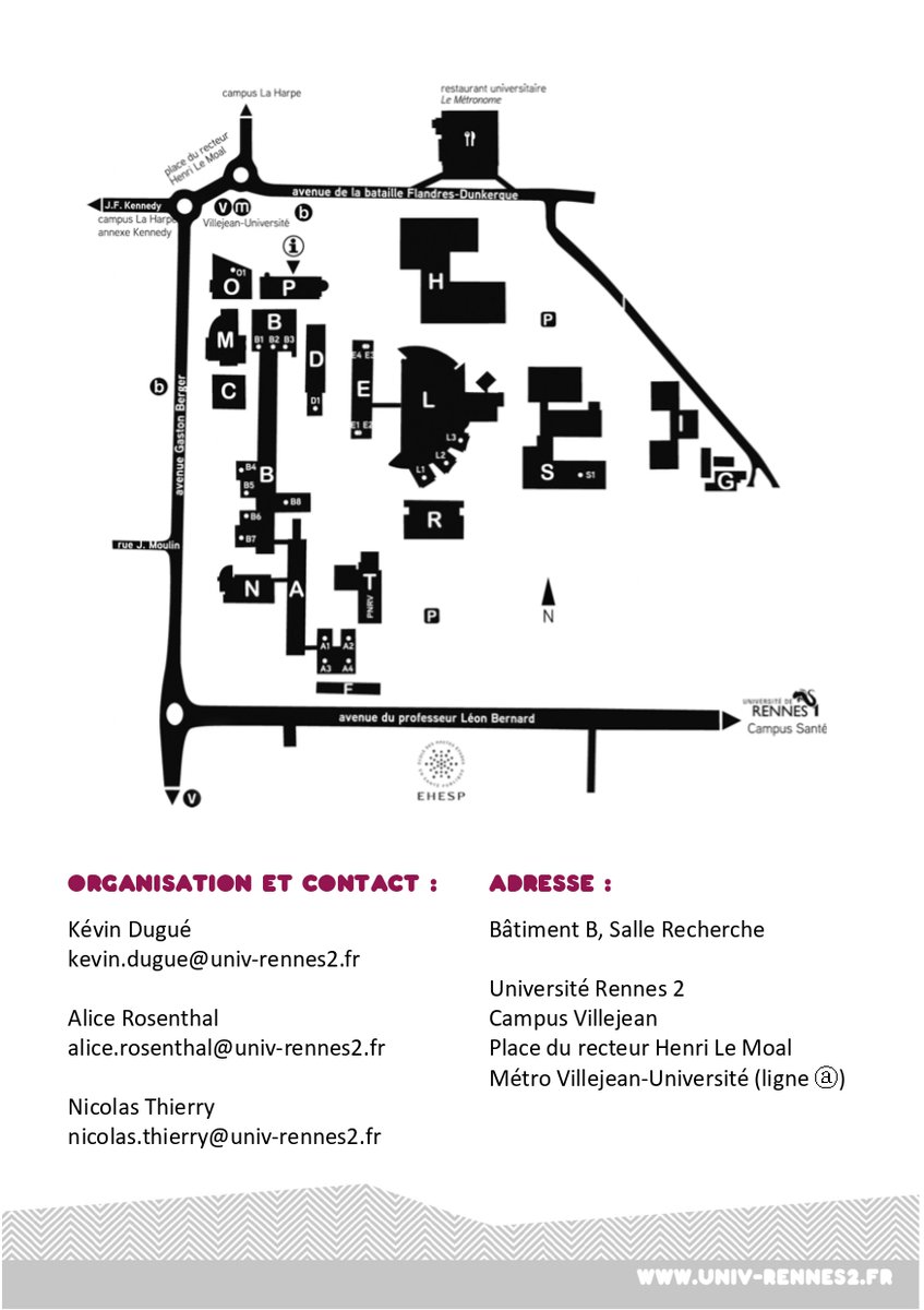 AdHocCellam's tweet photo. Venez nombreux et nombreuses ! @UnivRennes_2 https://t.co/4L9mKP54mH