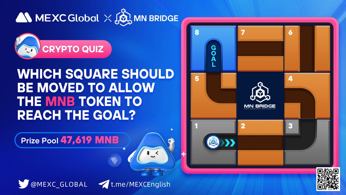 MEXC's tweet photo. #MEXC x #MMBridge collab quiz - 47,619 $MNB for grabs!    

To enter:  
🔹Follow  @MEXC_Global &amp; @MN_BRIDGE 
🔹Like &amp; RT the post 
🔹Submit your answer: https://t.co/dG3Xv0Y6Yt https://t.co/6zO7xbZHU2