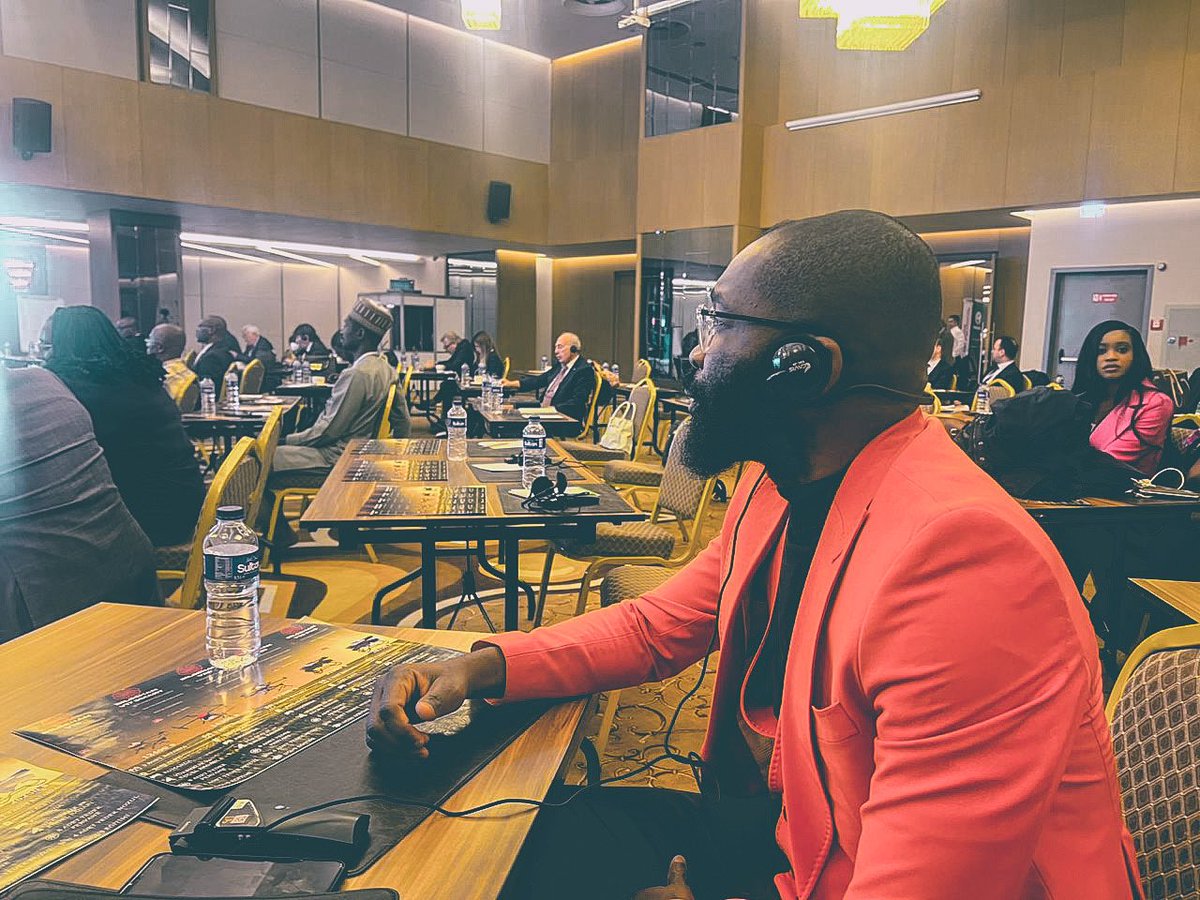 mrbenceo's tweet photo. #Turkiye #Nigeria
#investmentsummit
#bilateraltrade relationship 
The president of IABA engage delegates at just concluded  summit #Adeoyebenjamin https://t.co/izSWLjRGXT