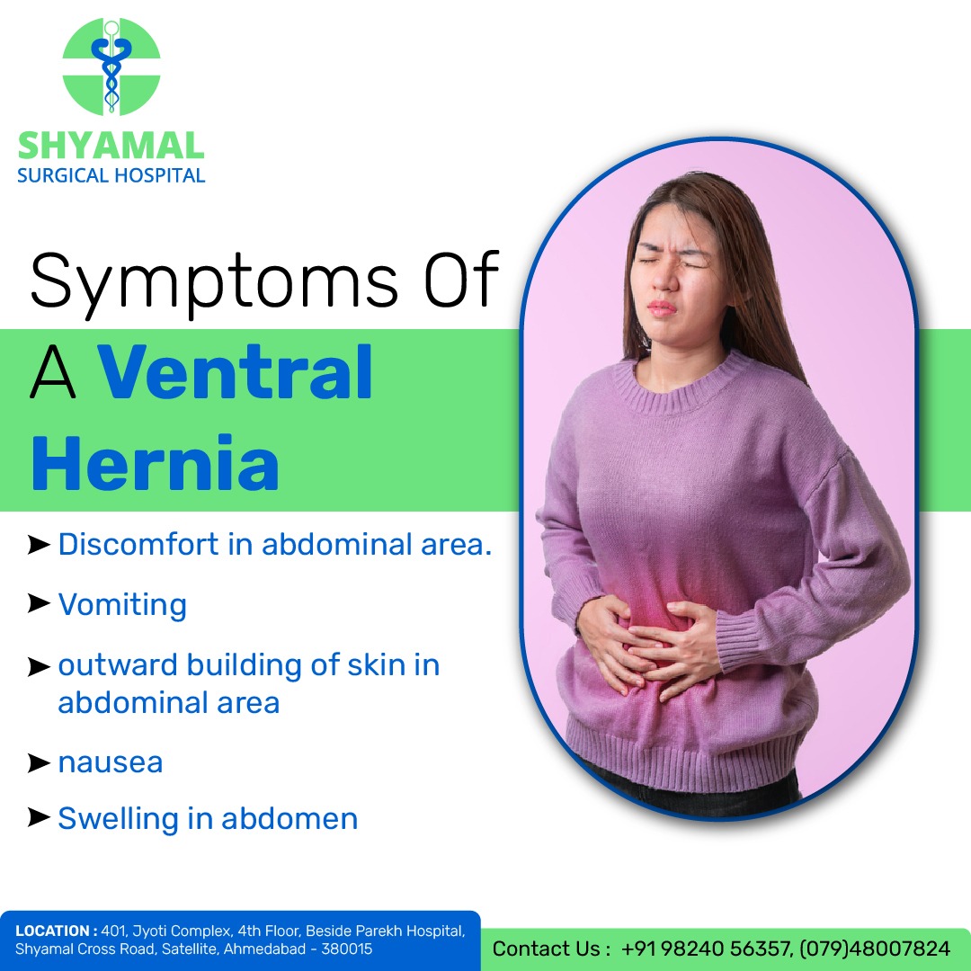 Get relief from ventral hernia symptoms with the specialized care of Shyamal Surgical Hospital 
 #ventralhernia #herniaawareness #abdominalsurgery #herniasurgery #surgicalhospital
#abdominalpain #bellybuttonpain #digestivehealth #healthylifestyle #surgicalcare
#hospitalcare