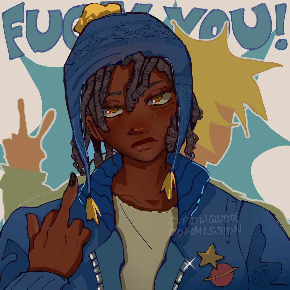 cupidliquor's tweet photo. BLACK CRAIG WITH DREADS REALNESS! comm for @redracer4591157 !!! #spcraig https://t.co/7abOMRMoGX