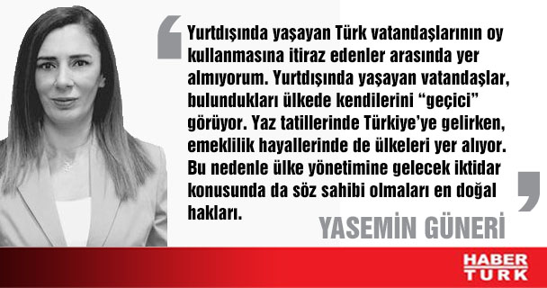 Seçim sonuçlarını yurt dışı seçmen etkileyecek

Yasemin Güneri yazdı... <a href="/yaseminguneri/">yasemin güneri</a> haberturk.com/yazarlar/yasem…