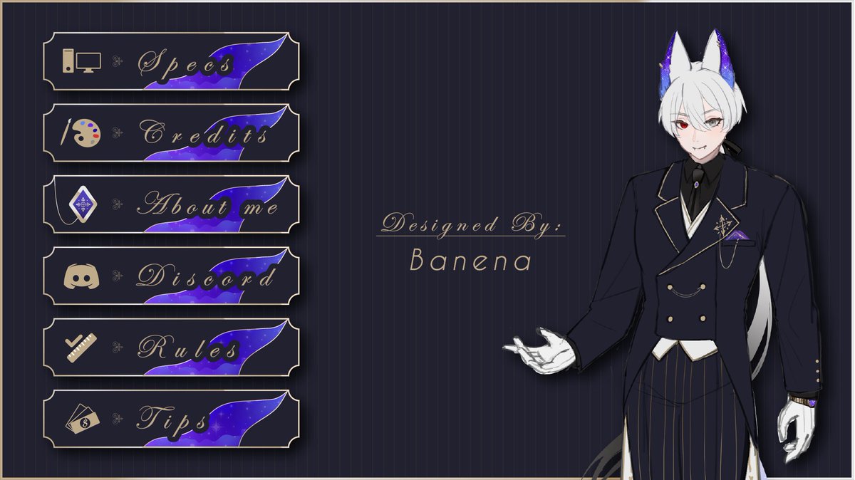 BanenaBee's tweet photo. CM┆Stream Graphics 🕴️♦️ 
[Client: Kranman]

#VTuber • #VTuberEN • #banenagraphics https://t.co/uGRtWDXz6W