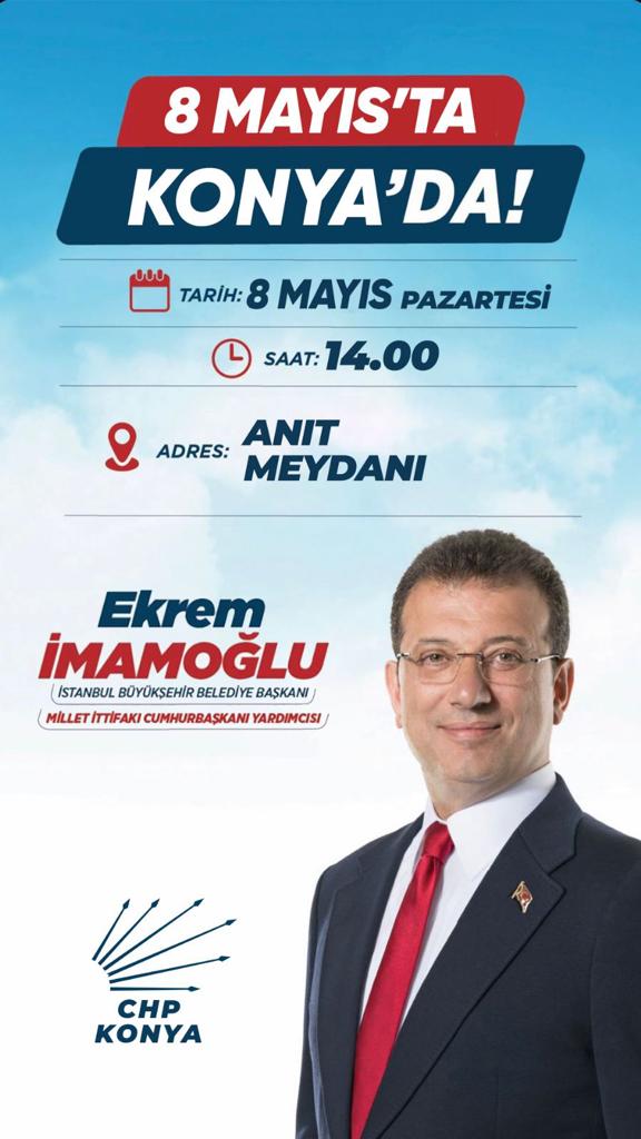 ezgiibilge's tweet photo. Haydi Konya ! Hepinizi bekliyoruz.
#konya #hadigel @ekrem_imamoglu https://t.co/Q9IpGsgN6q