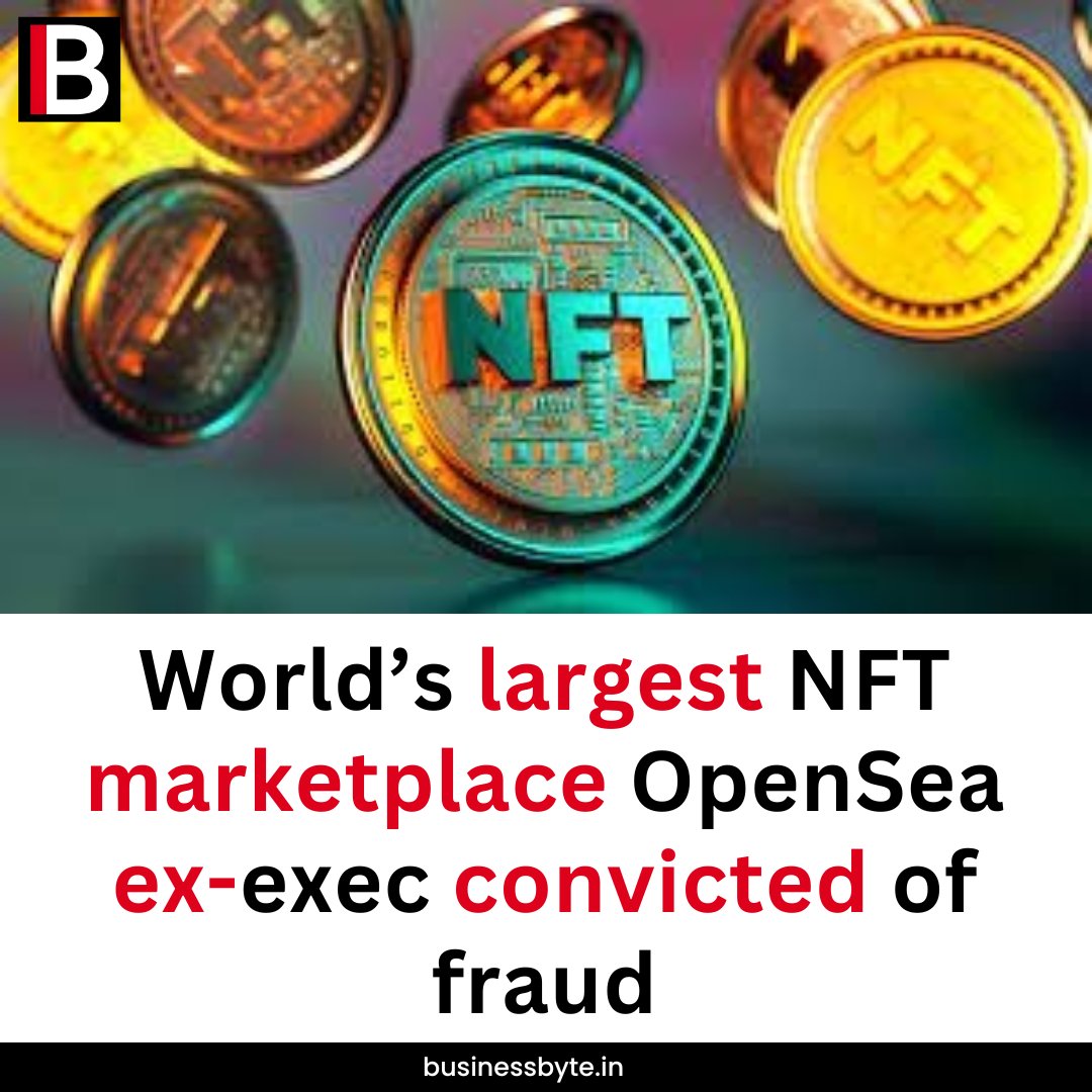 Nathaniel Chastain, a former manager at OpenSea, the world’s largest marketplace for non-fungible tokens (NFTs), has been convicted of fraud and money laundering. 
#nfts #NFT #Nathaniel #openseanft #FraudAlert #businessByte