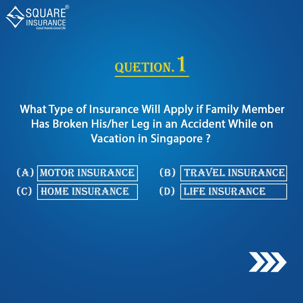 sibpl_gic's tweet image. Test Your Insurance Knowledge With #squareinsurance
Get ready to boost your #insuranceknowledge and win an exciting price...
Double Fayda knowledge Bhi - Price Bhi
Answer these 4 questions correctly in the comment box and have a good chance to win an exciting prize!